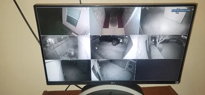 Surveillance monitor wiring