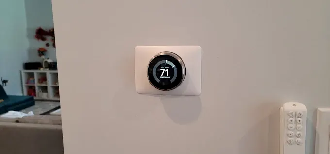 Smart home thermostat setup in Houston