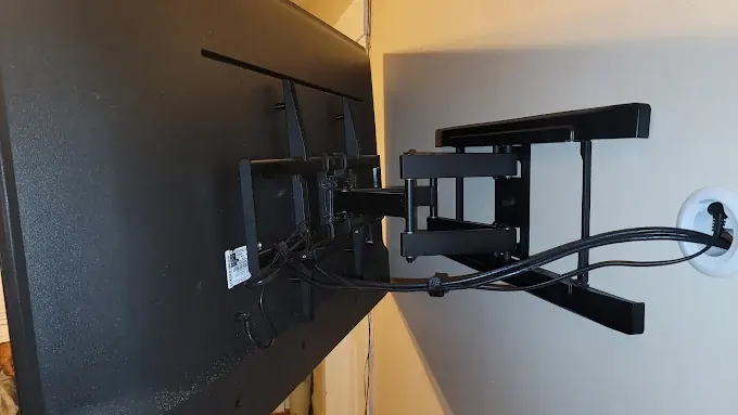 TV mount bracket install